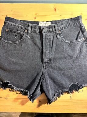 WE THE FREE Vintage-Inspired Black Denim Women’s Cutoff Shorts